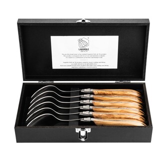 Spoons Laguiole Olive Wood SET 6 SdV