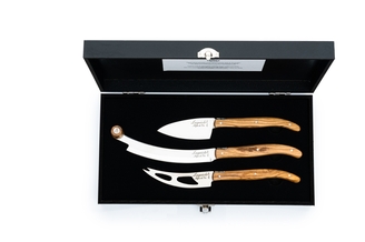 Ostknivar Laguiole Olive Wood SET 3 SdV