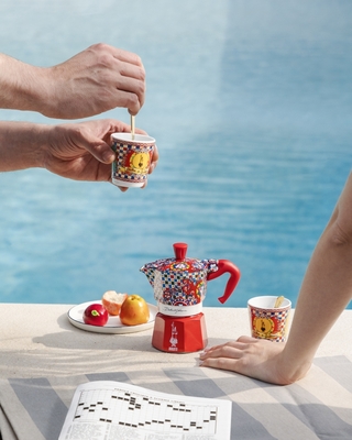 Kokare 6 kopp D&G MOKA Sicilian Cart Röd BIALETTI®