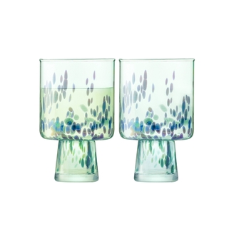 Wine glass SEA GLASS Ocean Bluess 300ml SET/2 LSA INTERNATIONAL®