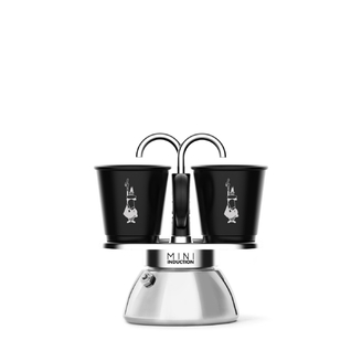 SET MINI INDUCTION 2 CUPS + 2 BICCHIERINI BLACK
