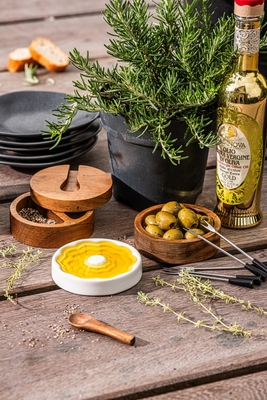Serving set Oil, Butter and Spices