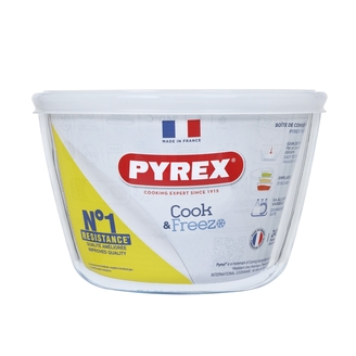 Förvaringslåda i glas Cook&Freeze rund 17 cm PYREX®