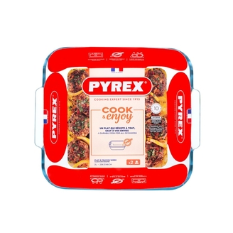 Ugnsform i glas Cook & Enjoy fyrkantig 25 cm PYREX®