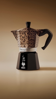 Kokare 6 kopp MOKA D&G LEOPARDO Svart BIALETTI®