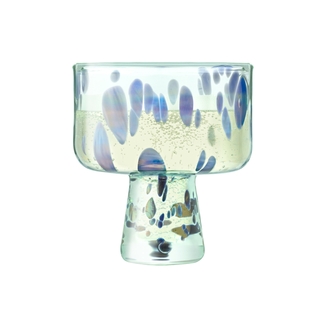 Cocktail/Champagne glass SEA GLASS Ocean Blues 250ml SET/2 LSA INTERNA