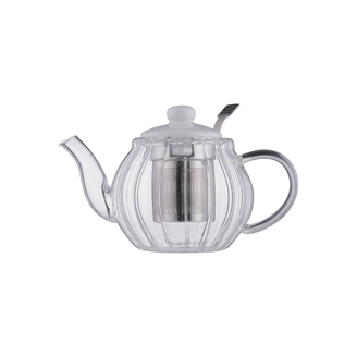 Tekanna 2 kopp LUXE Glas/Vit PRICE & KENSINGTON®