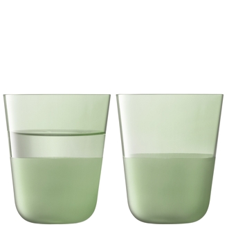 Dricksglas Arc Contrast Moss 380ml Set/2 LSA INTERNATIONAL®