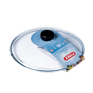 Glaslock med knopp Ø28 cm PYREX®