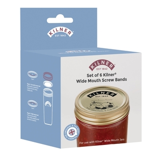 Skruvlocks ring WIDE set/6  Kilner®