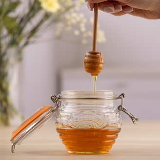 Honey jar with scoop 400ml KILNER®