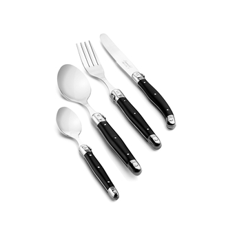 Cutlery Set/24 Black ??LAGUIOLE