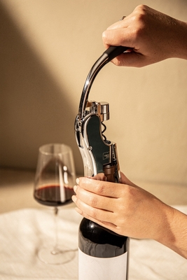 Lever Korkskruv Vertikal Rostfri VACUVIN®