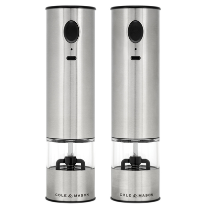 Kvarnset Elektriskt USB BATTERSEA Rostfri 21 cm COLE&MASON®
