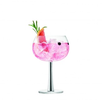 Gin Balloon Glass 420ml Platinum x 2