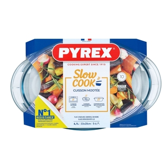 Gryta i glas Slow Cook oval 33 cm PYREX®