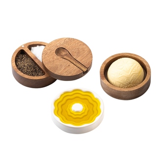 Serving set Oil, Butter and Spices