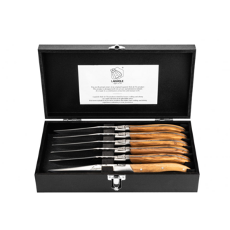 Grillknivar Laguiole Olive SET 6 SdV
