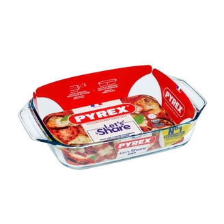 Ugnsform i glas Let’s Share rektangulär 35 cm PYREX®