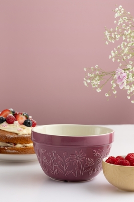 Pudding Bowl 0.9 L IN THE MEADOW Purple S36 MASON CASH®