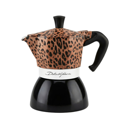 Coffee maker 4 cup MOKA INDUCTION D&G LEOPARDO Black BIALETTI®
