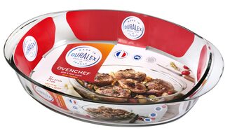 Ovenchef Transparent Plat Ovale