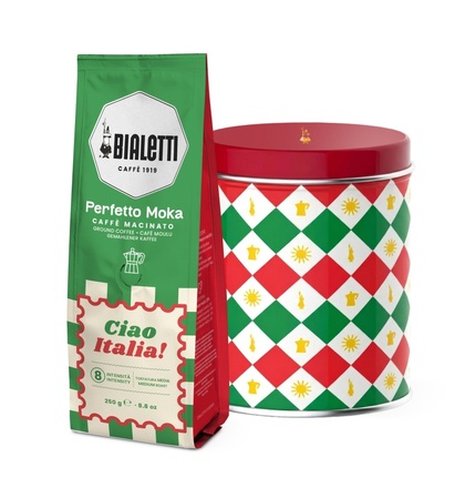 Coffee tin Ground ITALIA DAMIER 250gr BIALETTI®