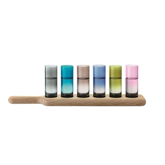 Vodka set Paddle 6 glas plus bricka