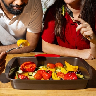 Ugnsform Asimetria Silicon rektangulär 25 cm PYREX®