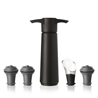 Wine Saver & Server SET 5 Svart VACUVIN®