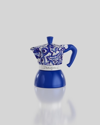 Cooker 4 cup D&G MOKA Induction Mediterraneo Blue BIALETTI®