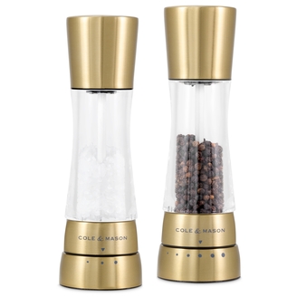 Kvarnset Derwent Guld matt 19 cm COLE&MASON®