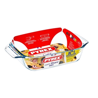 Ugnsform i glas Let’s Share rektangulär 27 cm PYREX®