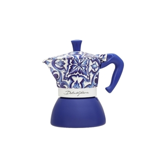 MOKA INDUCTION 4 CUPS D&G BLU MEDITERRANEO