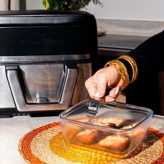 Ugnsform i glas Airfryer rektangulär 18 cm PYREX®