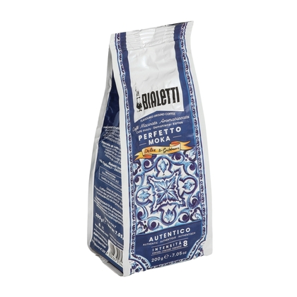 Kaffe Malet AUTENTICO D&G Blå 200gr BIALETTI®