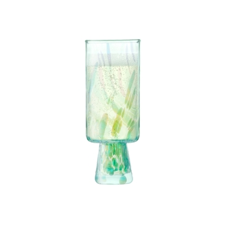 Champagne glass SEA GLASS Sea Greens 240ml SET/2 LSA INTERNATIONAL®